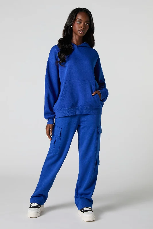 women's denim pantsFleece Cargo Sweatpant