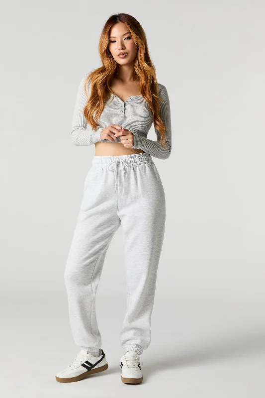 women's winter pantsHigh Rise Fleece Jogger