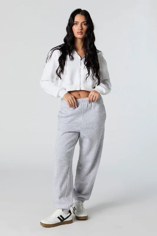 women's silk pantsFleece Boyfriend Jogger