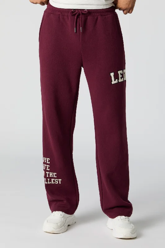 women's satin pantsDestination Embroidered Fleece Jogger