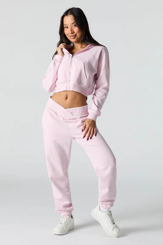 women's timeless pantsV Waist Fleece Jogger