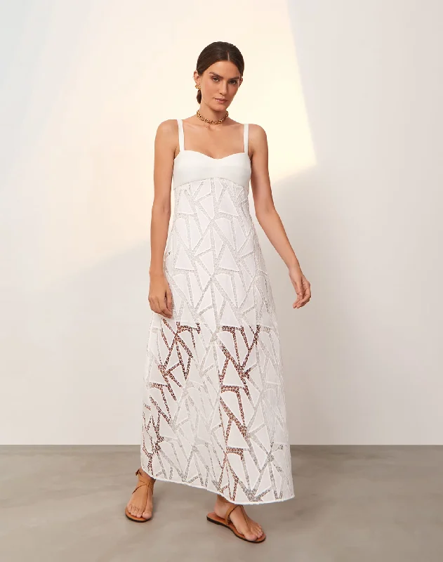 Mermaid DressEleni Long Dress - Off White