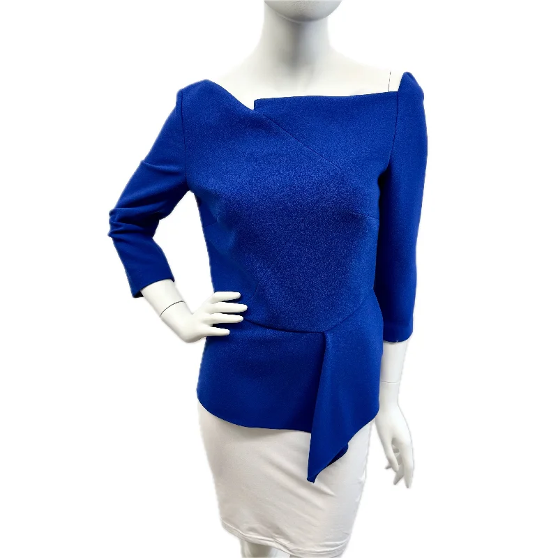 Retro DressRoland Mouret Asymmetrical 3/4 Sleeve Top