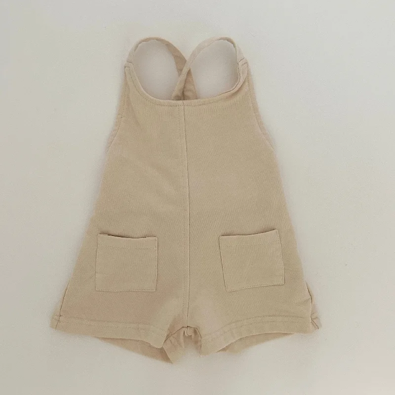 women's casual Friday dressesSummer Shortalls in Cream