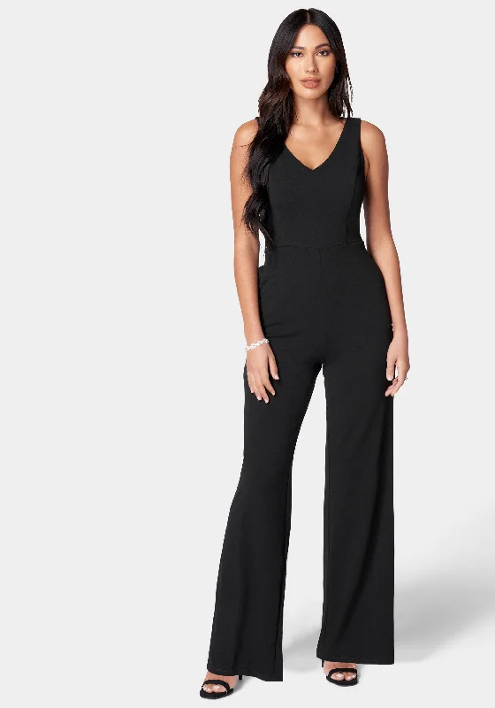 women's jumpsuits for fair-trade practicesV Neck Core Jumpsuit