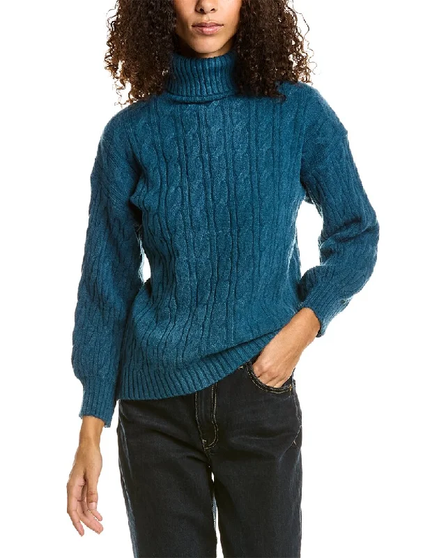 High-Neck Sweaters70/21 Cable Knit Sweater