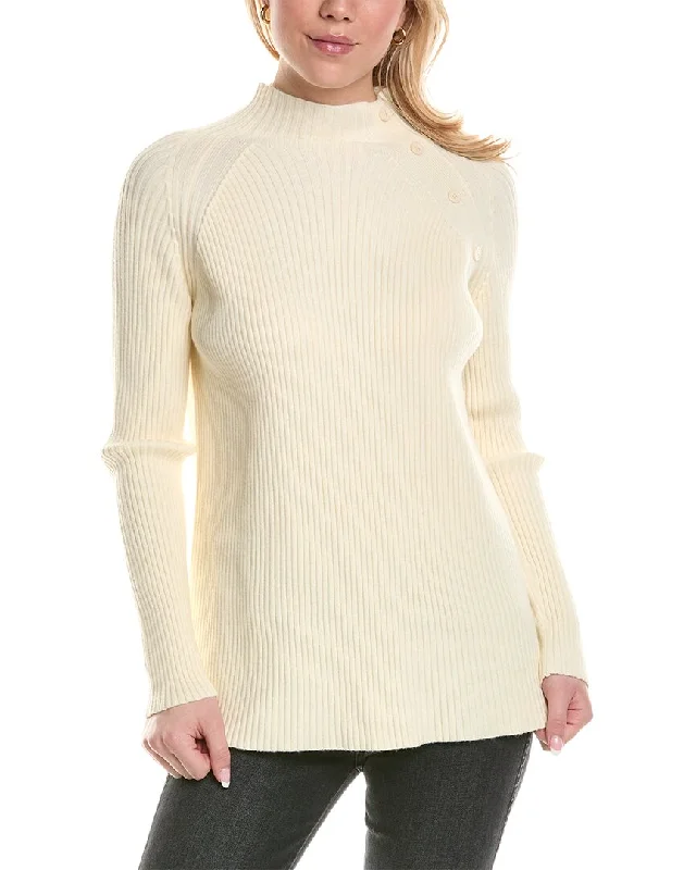 Colorful SweatersColette Rose Mock Neck Sweater