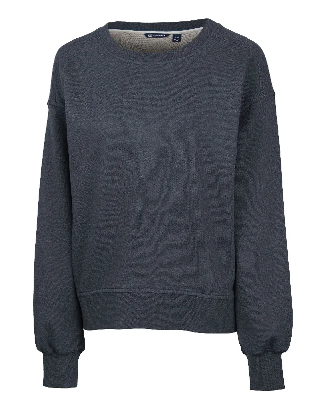 Cashmere Children's SweatersCutter & Buck Saturday Cotton Blend Womens Crew Neck Sweatshirt