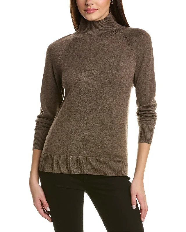 Colorful Comfortable Casual SweatersSKEA Dove Wool-Blend Sweater