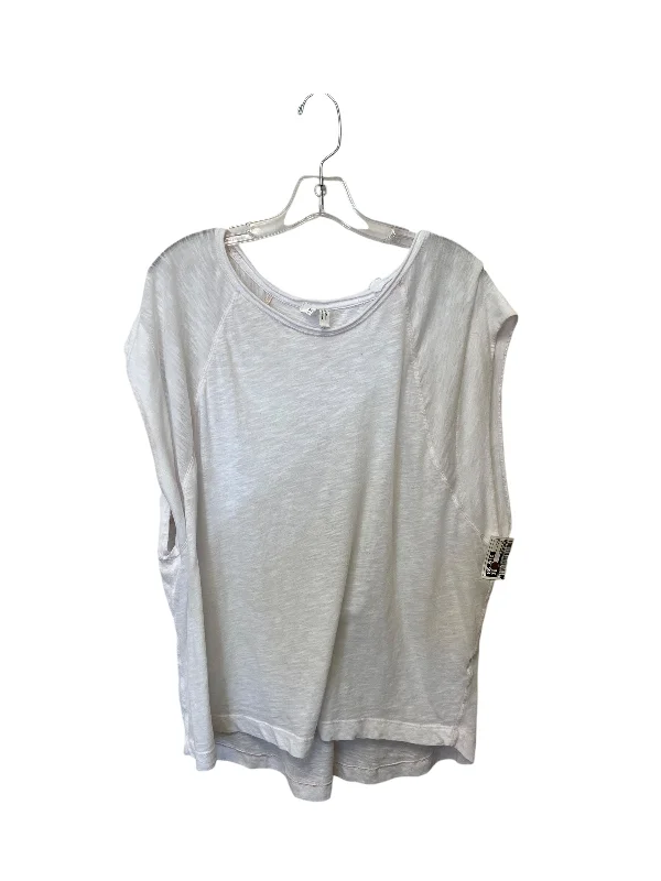 women's tops for those who want to create outfits that are both unique and memorableTop Short Sleeve Basic By We The Free In White, Size: S