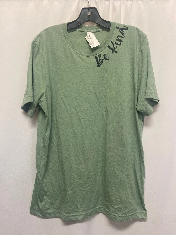 women's tops for those who want to add a pop of color to their outfitsTop Short Sleeve By Canvasback In Green, Size: L