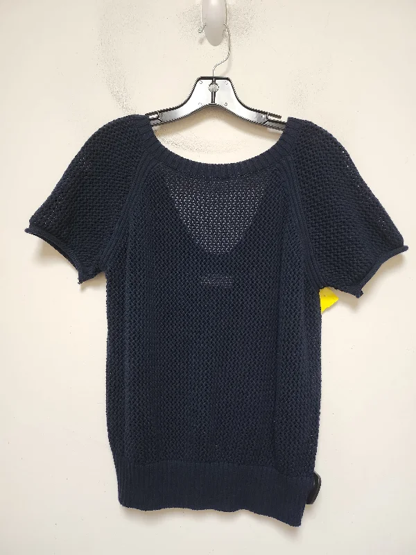 women's tops that offer a perfect blend of style, comfort, and affordabilityTop Short Sleeve By Frame In Navy, Size: S