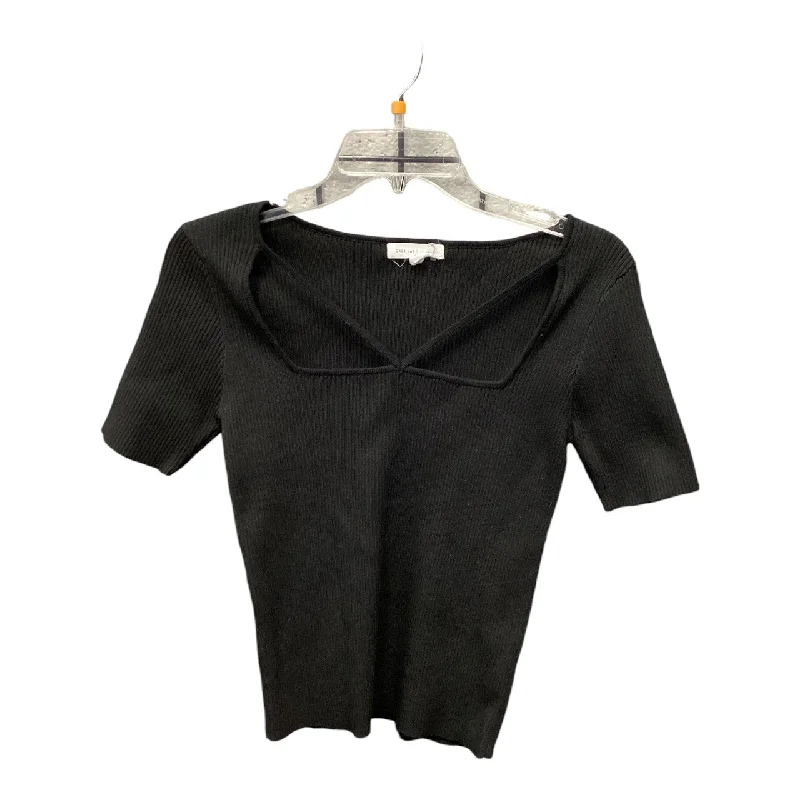 women's tops for fashion-forward individualsTop Short Sleeve By Grey Lab In Black, Size: Xs