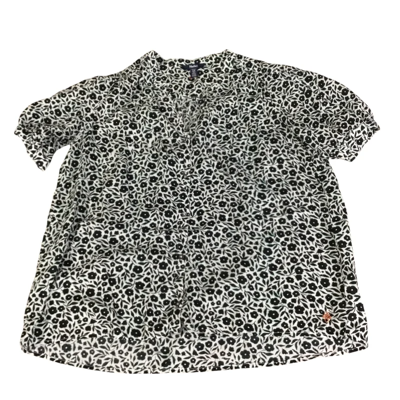 women's tops that offer a perfect blend of style, comfort, and affordabilityTop Short Sleeve By Hatley In Black & White, Size: Sp