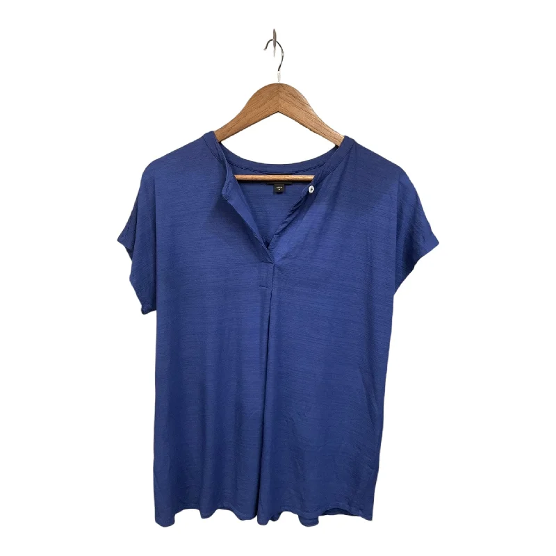 women's tops for those who love bold and vibrant colorsTop Short Sleeve By J. Jill In Blue, Size: M