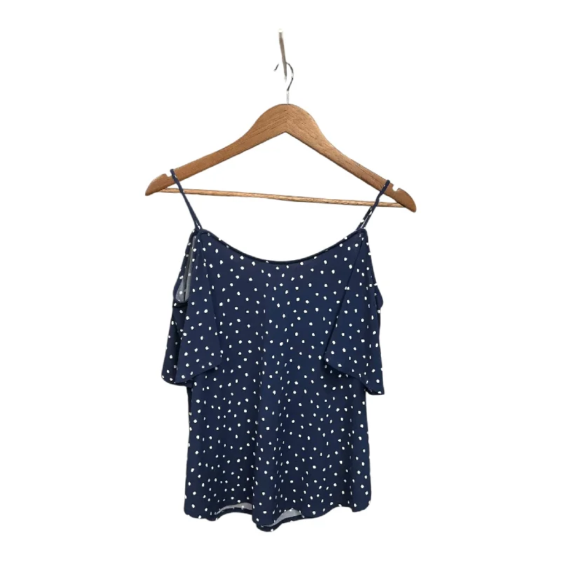 women's tops for those who want to add a personal touch to their wardrobe with unique and one-of-a-kind piecesTop Short Sleeve By Kaleigh In Polkadot Pattern, Size: S