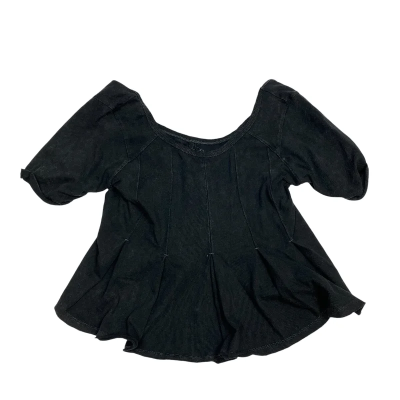 women's tops made from cottonTop Short Sleeve By We The Free In Black, Size: L