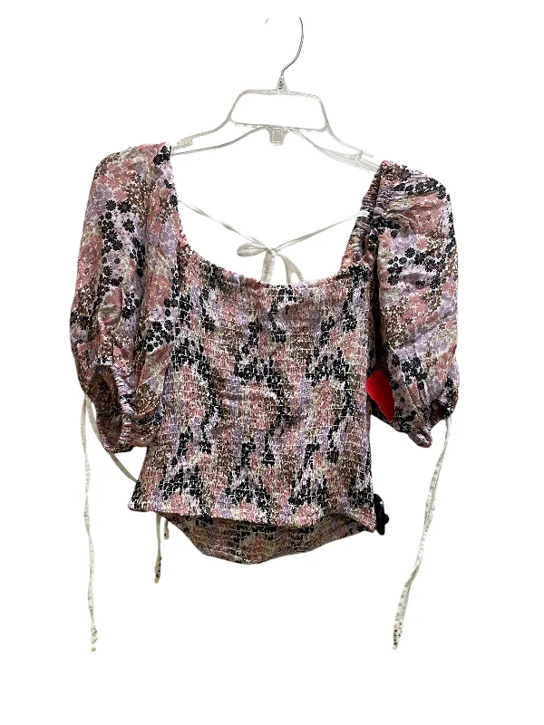 women's tops for creating capsule wardrobesTop Short Sleeve By We The Free In Floral Print, Size: S